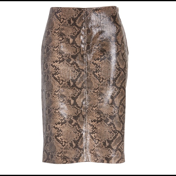 Snake skin midi skirt NWT - Picture 3 of 4